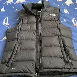 Black North Face Puffer Vest